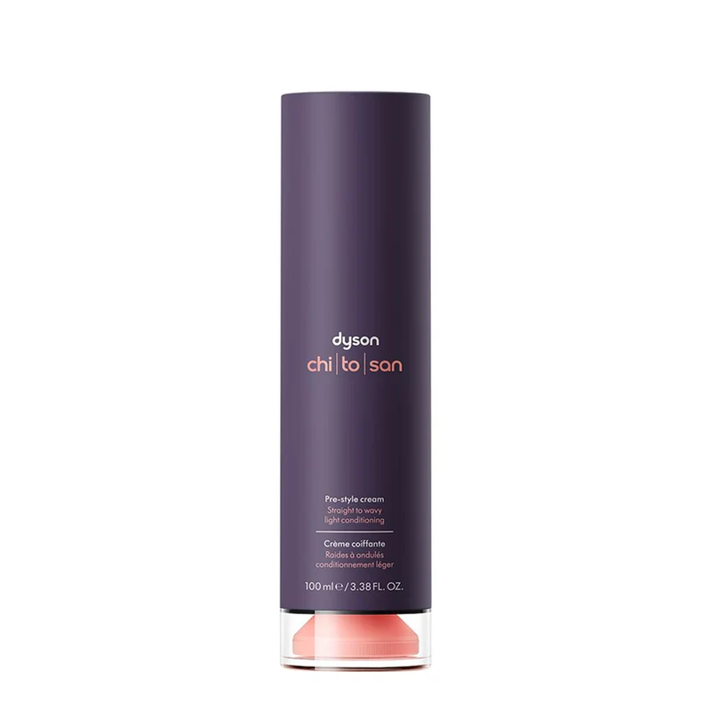 Dyson Chitosan Pre-Styling Hair Cream Straight to Wavy Light Conditionion 100ml - crema leggera capelli lisci/ondulati