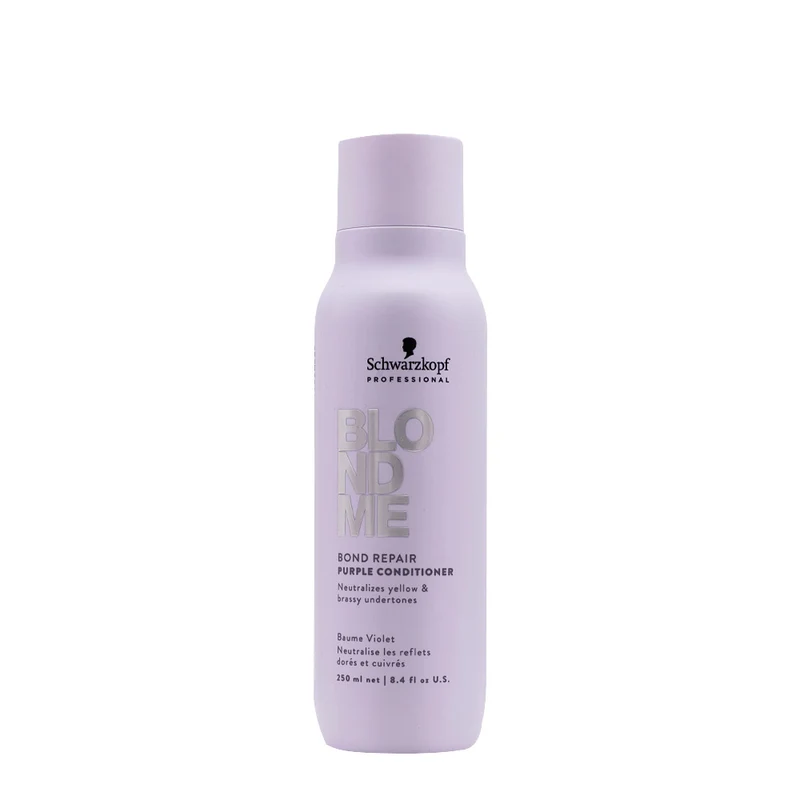 Schwarzkopf BlondMe Bond Repair Purple Conditioner 250ml - balsamo viola riparatore