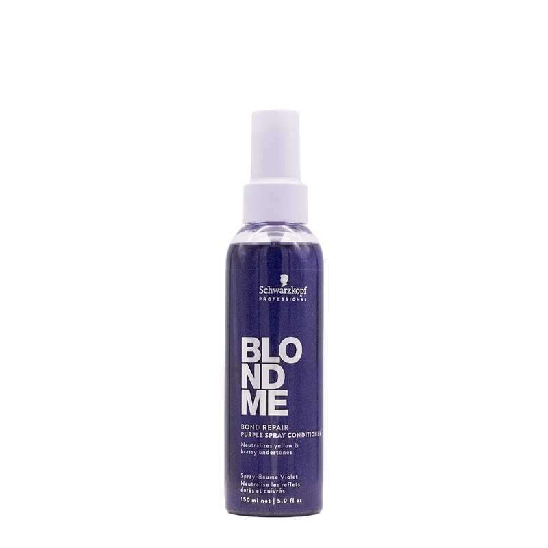 Schwarzkopf BlondMe Bond Repair Purple Spray Conditioner 150ml - spray districante
