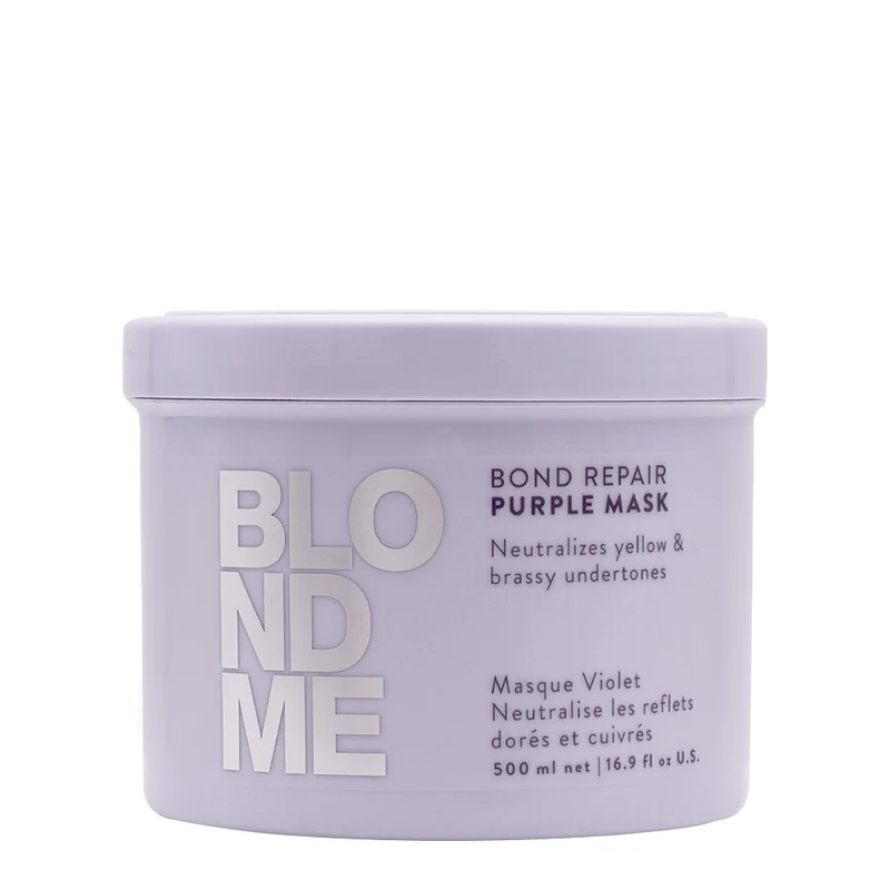 Schwarzkopf BlondMe Bond Repair Purple Mask 500ml - maschera viola riparatrice