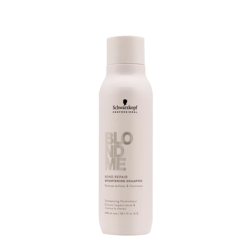 Schwarzkopf BlondMe Bond Repair Brightening Shampoo 300ml - shampoo illuminante