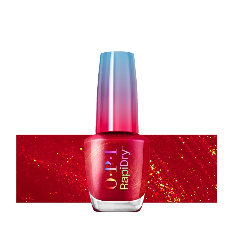 OPI Rapidry Red-y in Snow Time 9ml - smalto asciugatura rapida