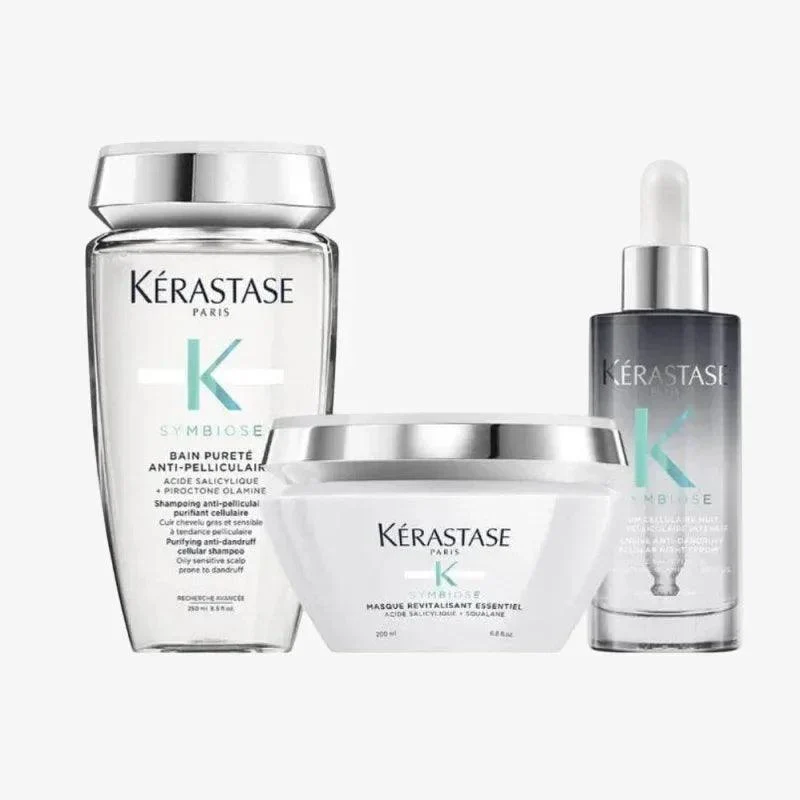 Kérastase Symbiose Kit Trio Antiforfora Cuoio Capelluto Grasso