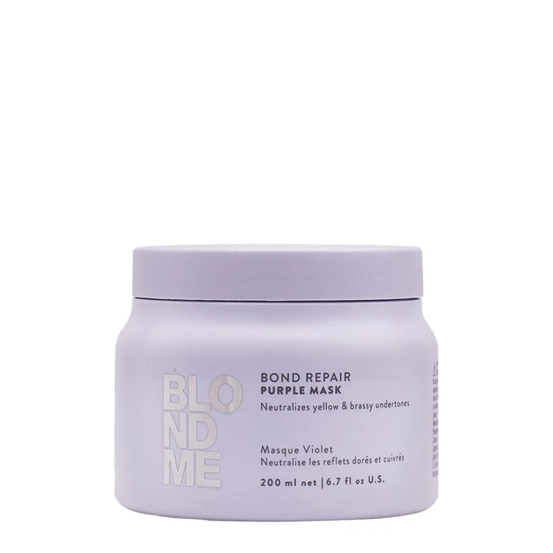 Schwarzkopf BlondMe Bond Repair Purple Mask 200ml - maschera viola riparatrice