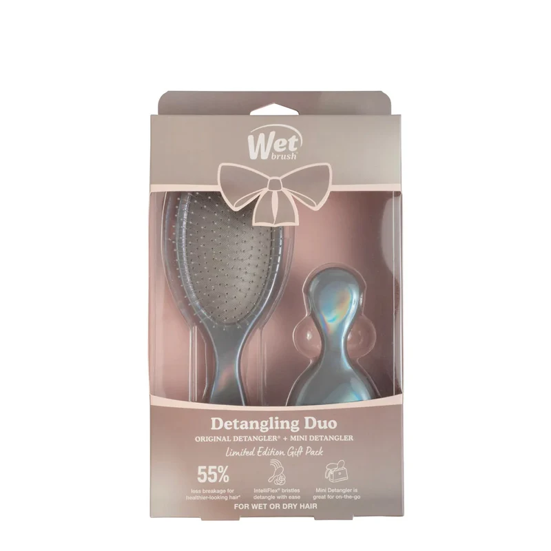 Wetbrush Detangling Duo Chrome - cofanetto spazzole