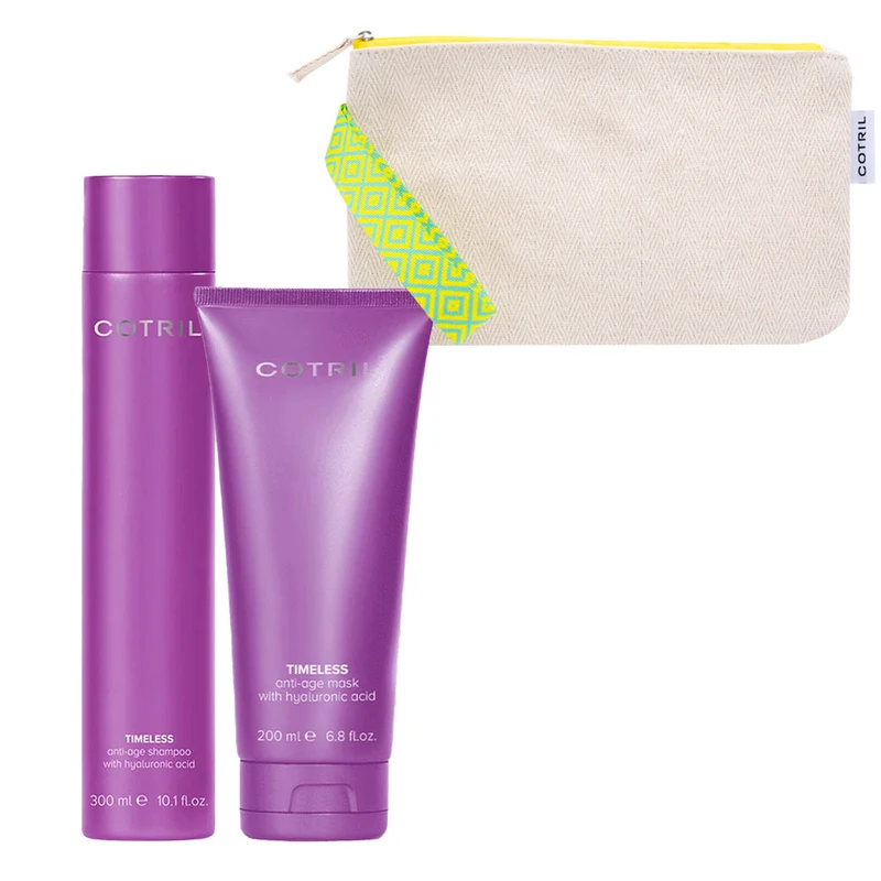 Cotril Timeless Shampoo 300ml Mask 200ml + Pochette Omaggio
