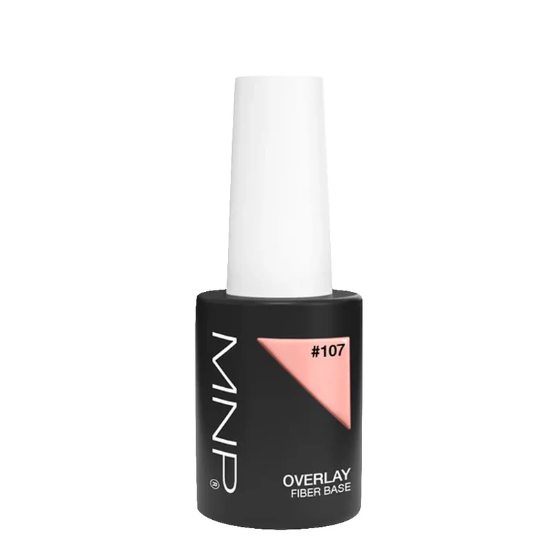 My Nail Pro MNP Overlay Fiber Base 107 Amber 14ml - base rinforzante in fibra di vetro