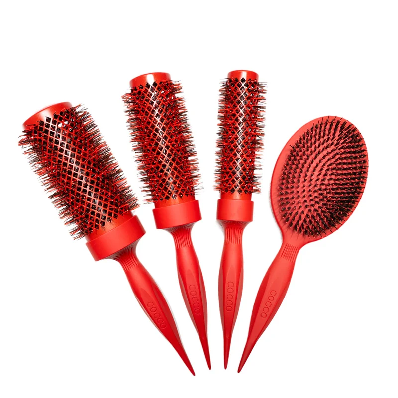 Cocco Aura Brush Set Red 4pz - set di spazzole