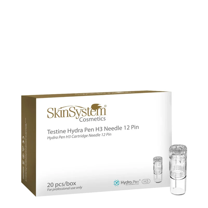 SkinSystem Hydra Pen H3 Cartridge Needle 12 Pin - testine per dispositivo hydrapen