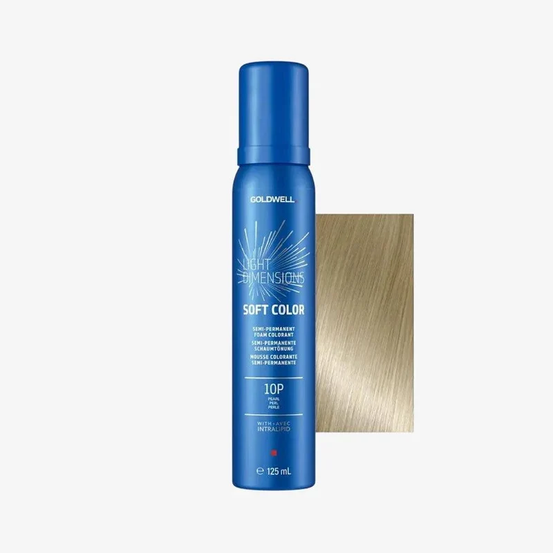 10P Soft Color Goldwell biondo perla pastello 125ml schiuma colorata per capelli