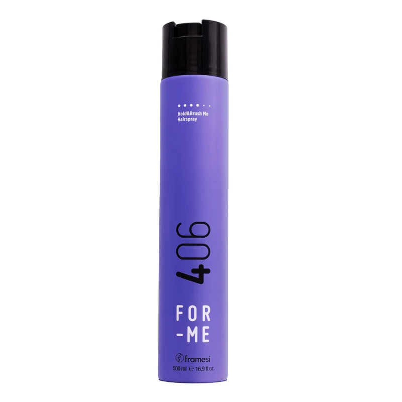 Framesi For-Me 406 Hold&Brush Me Hairspray 500ml - lacca rimodellabile tenuta forte