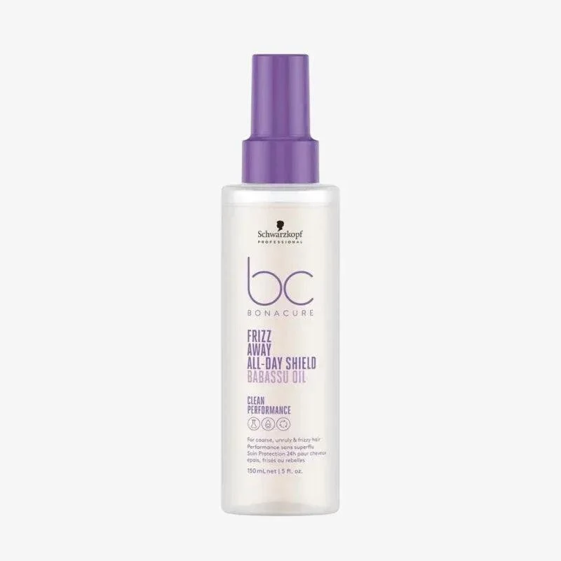 Schwarzkopf BC Bonacure Frizz Away All Day Shield Spray Anticrespo Capelli 150ml