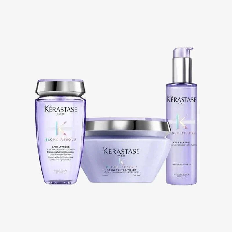 Kerastase Blond Absolu Kit Trio Illuminante Capelli Biondi
