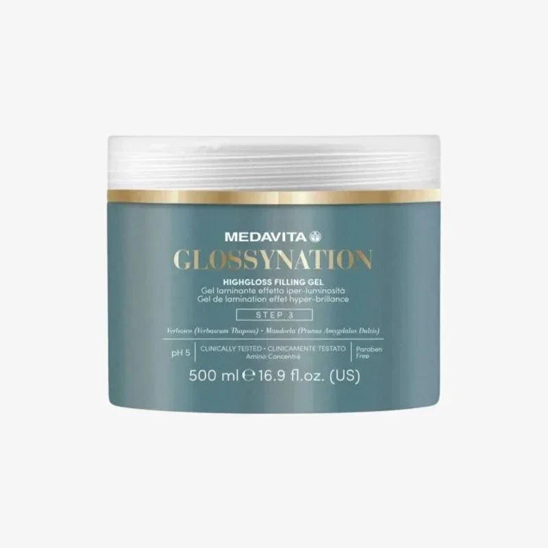 Medavita Glossynation Highgloss Filling Gel Laminazione Capelli 500ml