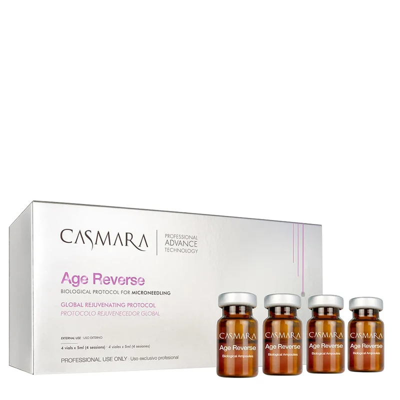 Casmara Age Reverse 4x5ml - protocollo ringiovanente globale
