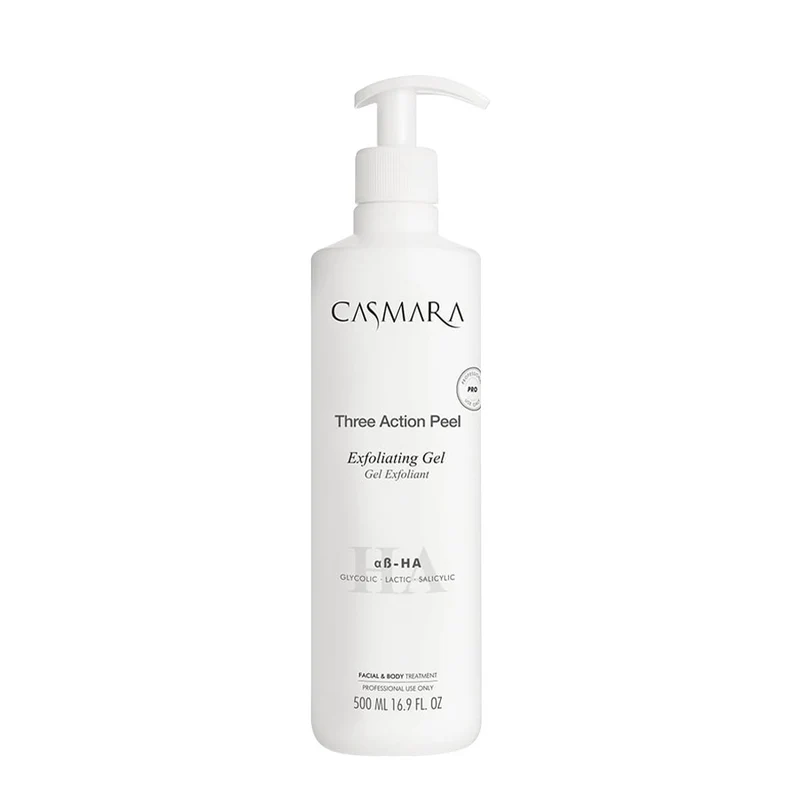 Casmara Three Action Peel 500ml - gel viso esfoliante