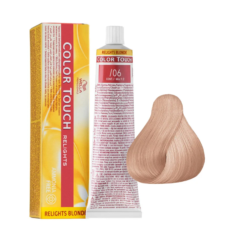 Wella Color Touch Relights Blonde /06 Naturale Violetto 60ml - colore semi permanente senza ammoniaca