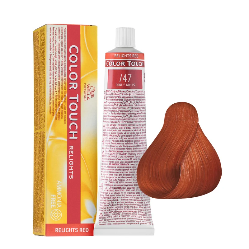 Wella Color Touch Relights Red /47 Rame Sabbia 60ml - colore semi permanente senza ammoniaca
