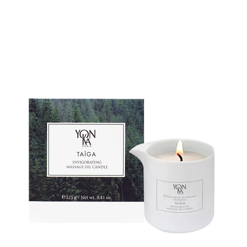 Yonka Body Specifics Bougie Massage Taiga 125gr - olio a candela da massaggio tonificante