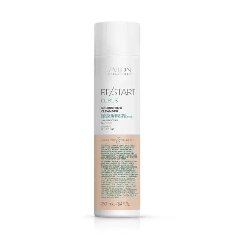 Revlon Restart Curls Nourishing Cleanser Shampoo Capelli Ricci