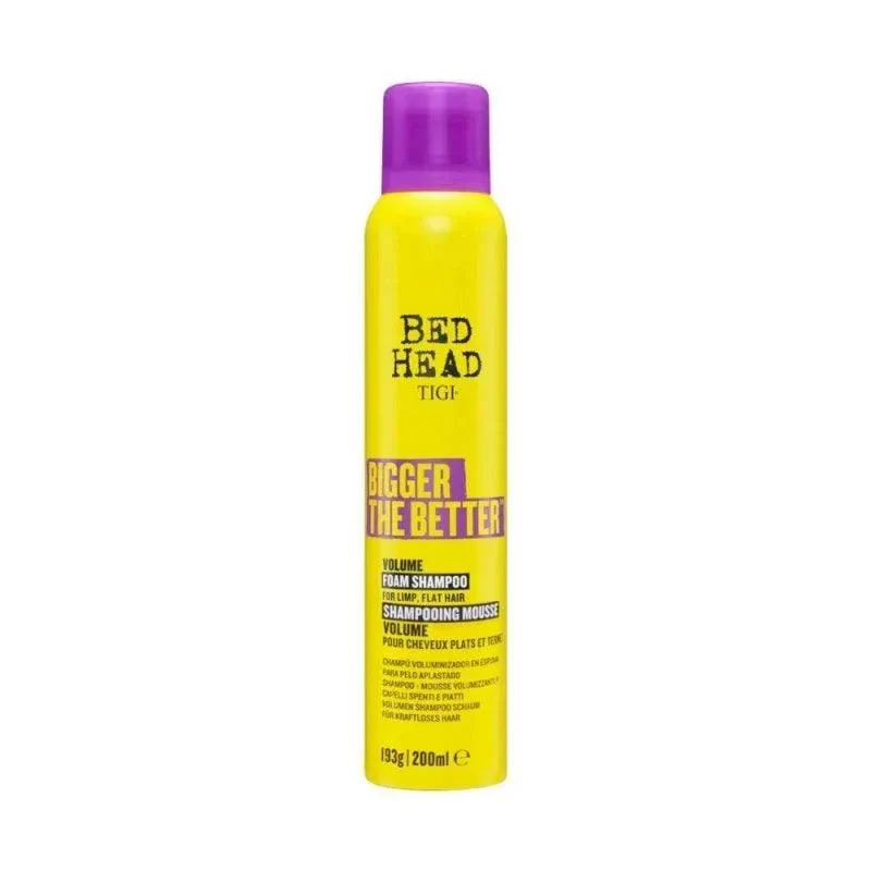 Tigi Bed Head Bigger The Better Volume Foam Shampoo Capelli Fini 200ml