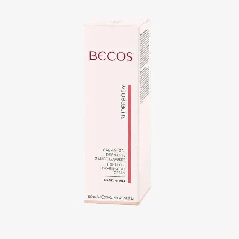 Becos Superbody Crema Gel Drenante Gambe Leggere 200ml