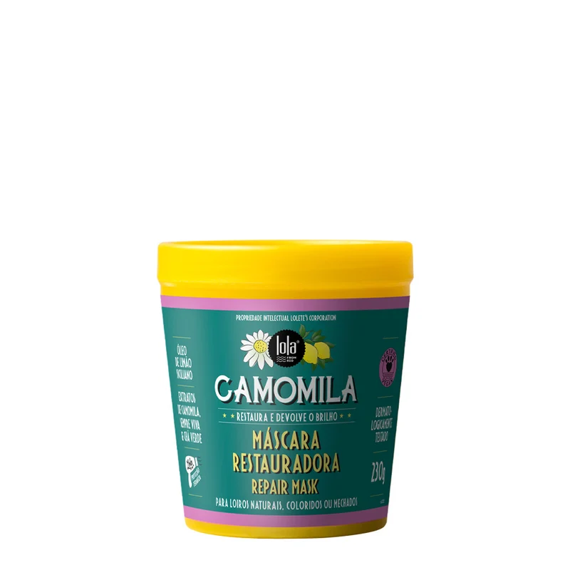 Lola From Rio Camomila Máscara Restauradora 230gr - maschera ristrutturante capelli biondi