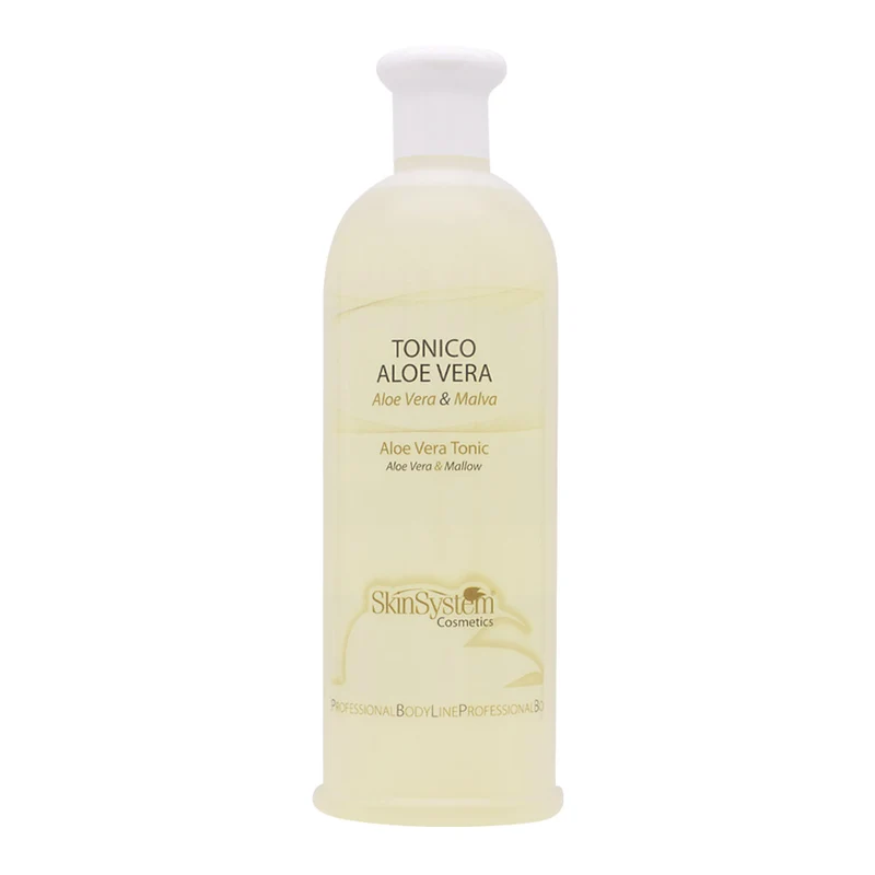 SkinSystem Aloe Vera Tonic Aloe & Mallow 500ml - tonico pelli grasse