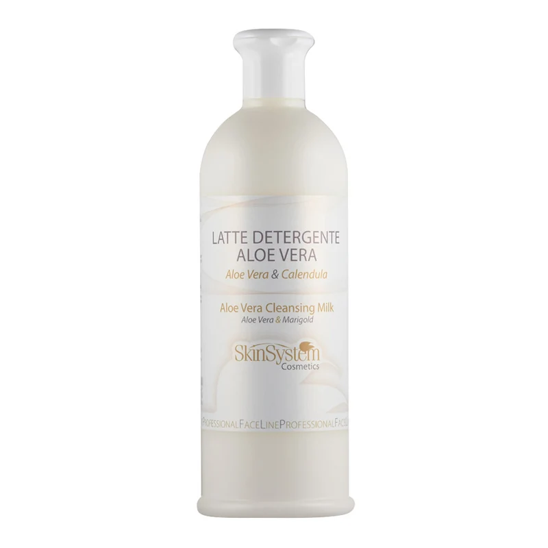 SkinSystem Aloe Vera Cleansing Milk 500ml - latte detergente aloe vera