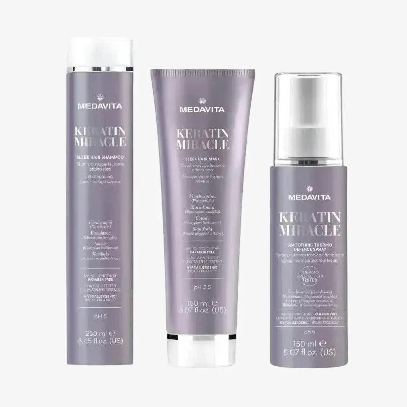 Medavita Keratin Miracle Kit trattamento lisciante capelli