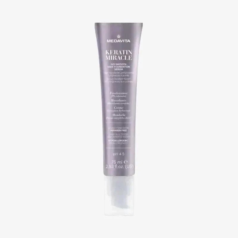 Medavita Keratin Miracle Go Smooth Hair Foundation Serum siero lisciante capelli 75ml