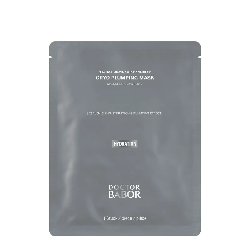 Babor Doctor Babor Hydration Cryo Plumping Mask 1pcs- maschera viso rimpolpante in biocellulosa