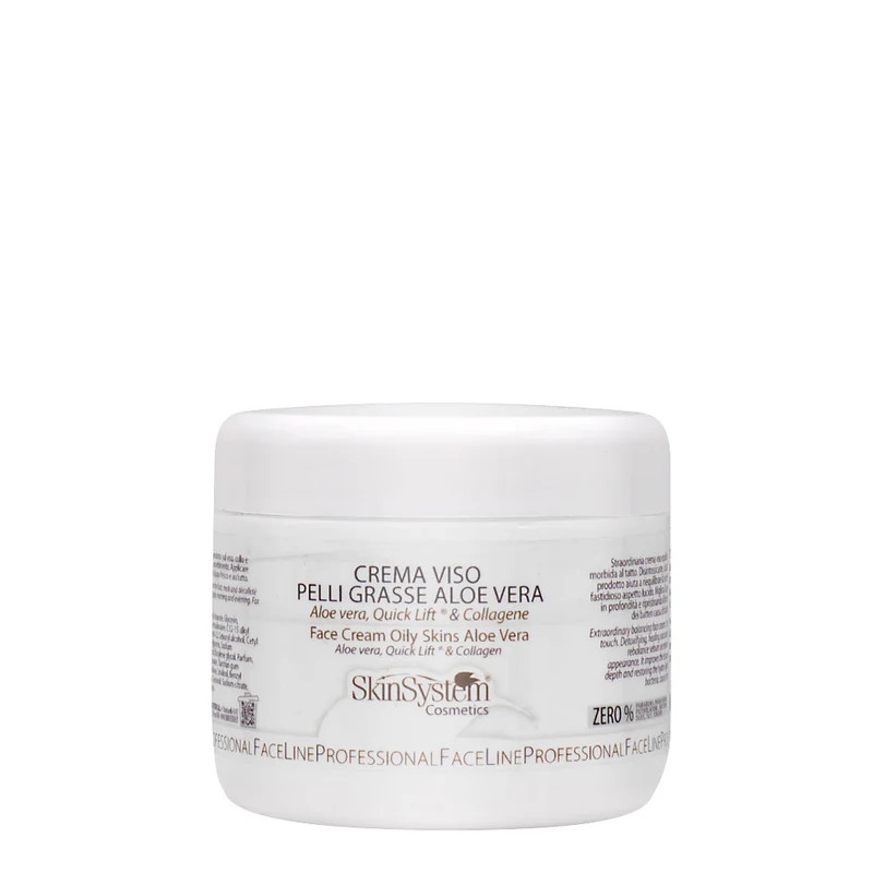 SkinSystem Face Cream Oily Skins Aloe Vera 250ml - crema viso aloe vera