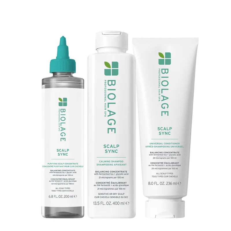 Biolage Professional Hair Spa Pre- Shampoo 200ml Calming Shampoo 400ml Condtioner 236ml - cute secca ed irritata
