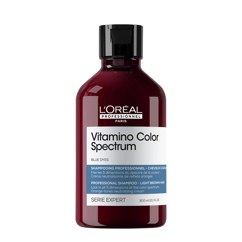 L'Oréal Professionnel Paris Vitamino Color Spectrum Shampoo Blu 300ml - shampoo tonalizzante anti-arancio