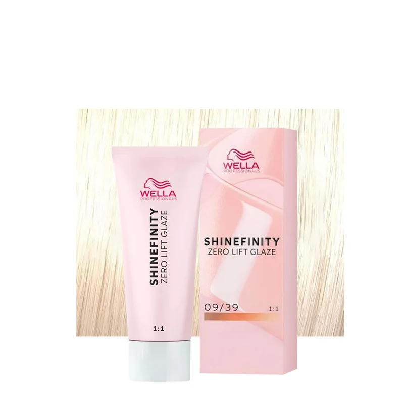 Wella Shinefinity 09/39 Biondo Chiarissimo Dorato Cendrè 60ml - colore demi-permanente