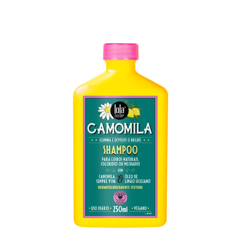 Lola From Rio Camomila Shampoo 250ml - shampoo capelli biondi naturali colorati o con mèches