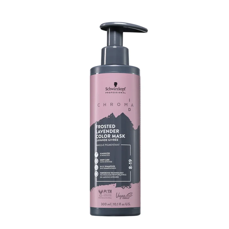 Schwarzkopf Chroma ID Color Mask 8-19 Frosted Lavender 300ml - maschera colorata semipermanente