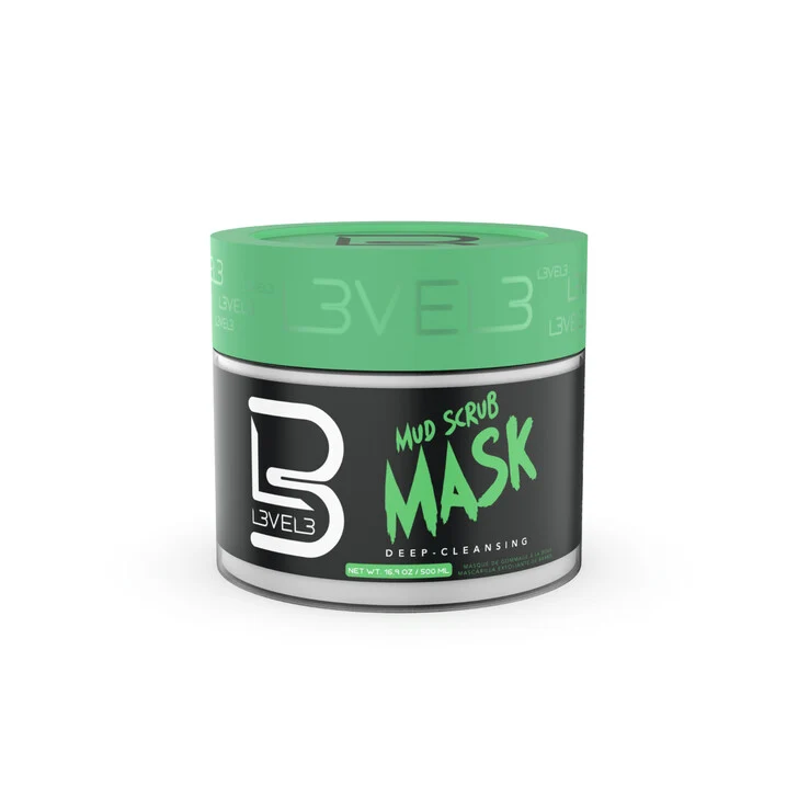 L3VEL3 MUD SCRUB MASK 500 ML