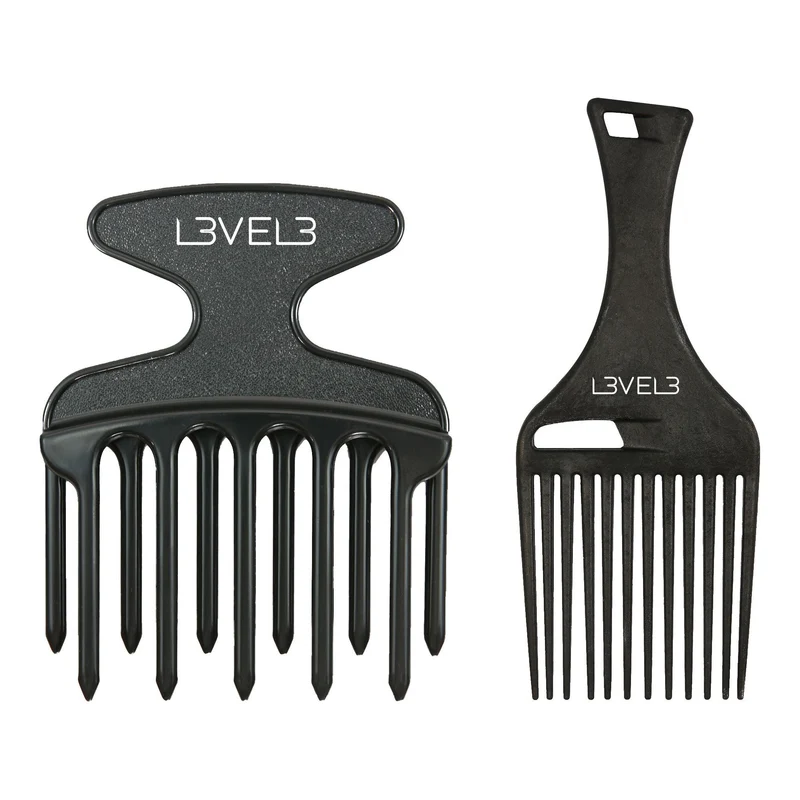 L3VEL3 ACCESSORIO PETTINI HAIR PICK COMB SET 2PZ