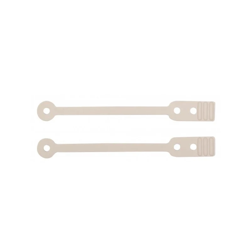 ELASTICI PER BIGODINI PERMANENTE IN SILICONE PIATTO 7 CM 50 PZ