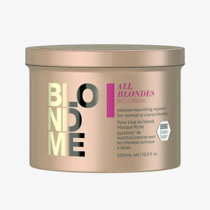 Schwarzkopf Blondme All Blondes Rich Maschera capelli biondi 500ml