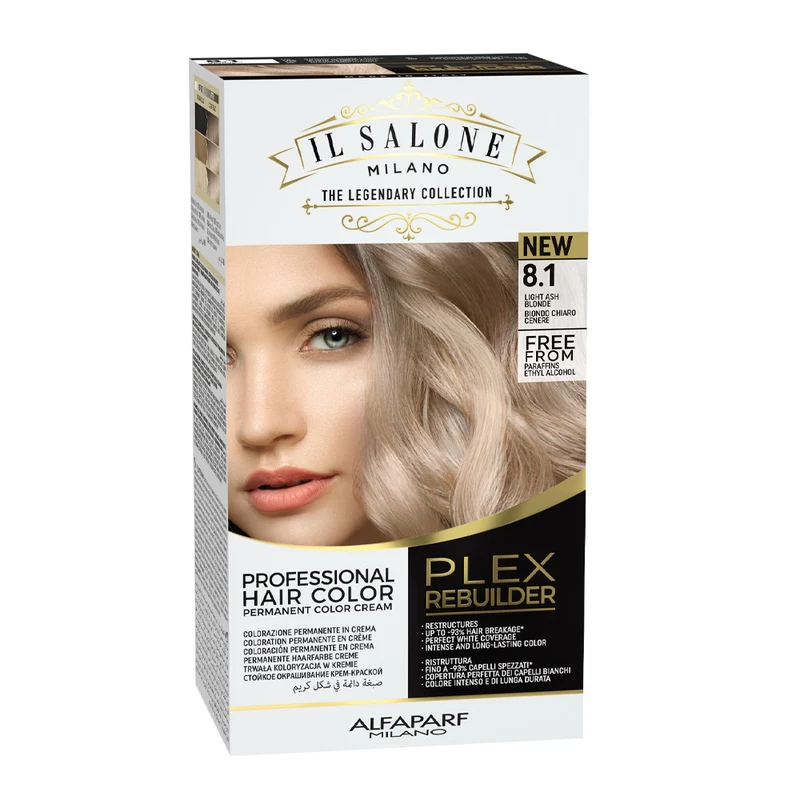 Alfaparf Milano Il Salone Plex Rebuilder Color Kit 8.1 - colorazione permanente in crema