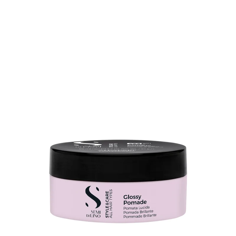 Alfaparf Milano Semi Di Lino Style&Care Glossy Pomade 90ml - cera tenuta forte