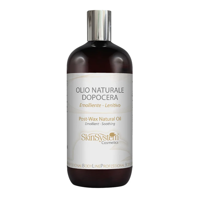 SkinSystem Post-Wax Natural Oil 500ml - olio naturale dopocera emolliente lenitivo