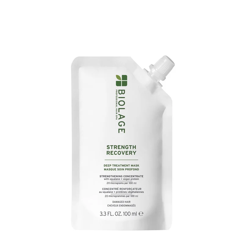 Biolage Professinal Hair Spa Strenght Recovery Deep Treatment Pack 100ml - trattamento capelli danneggiati