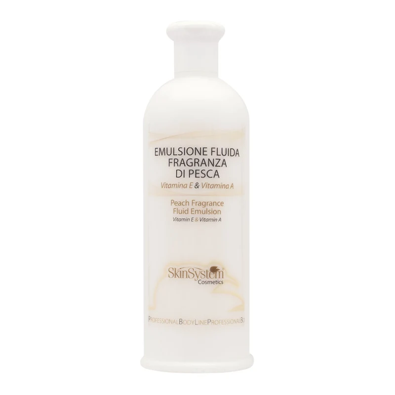 SkinSystem Peach Fragrance Fluid Emulsion 500ml - emulsione fluida fragranza di pesca