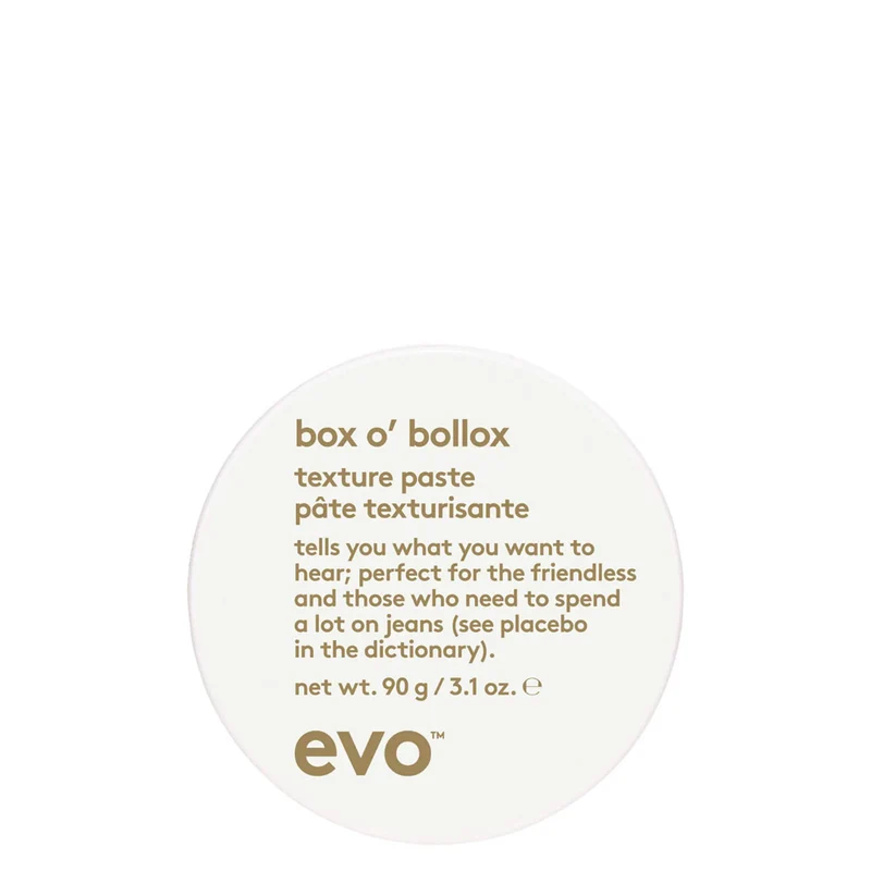 Evo Style Box o' Bollox Texture Paste 90gr - cera texturizzante tenuta extra forte