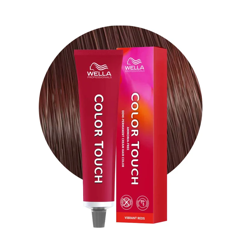 Wella Color Touch Vibrant Reds 6/47 Biondo Scuro Rame Sabbia 60ml - colore semipermanente senza ammoniaca