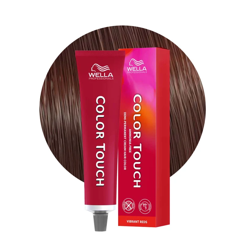 Wella Color Touch Vibrant Reds 5/5 Castano Chiaro Mogano 60ml - colore semipermanente senza ammoniaca